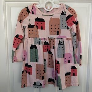 Tea Collection baby long sleeve skirted dress